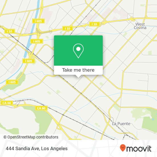 444 Sandia Ave map