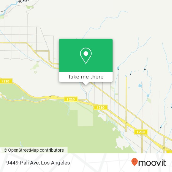 9449 Pali Ave map