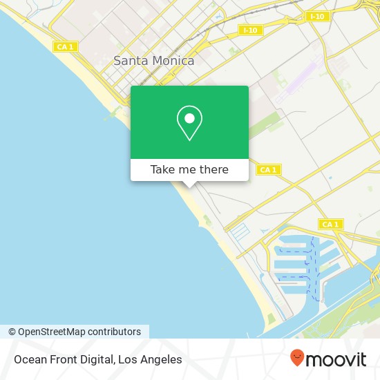 Ocean Front Digital map