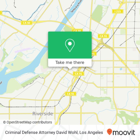 Criminal Defense Attorney David Wohl map