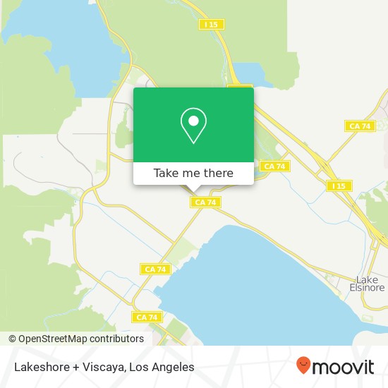 Lakeshore + Viscaya map