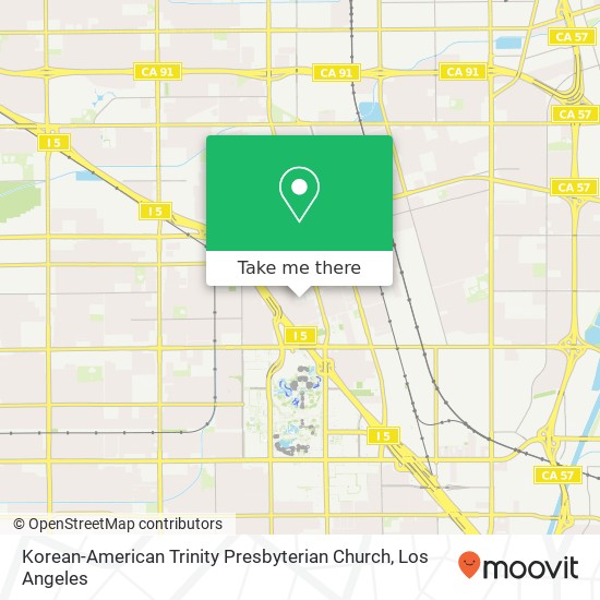 Mapa de Korean-American Trinity Presbyterian Church