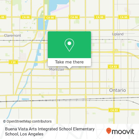 Mapa de Buena Vista Arts Integrated School Elementary School