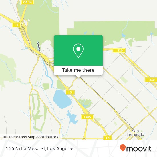 15625 La Mesa St map