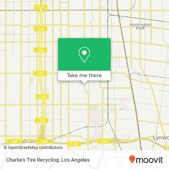 Charlie's Tire Recycling map