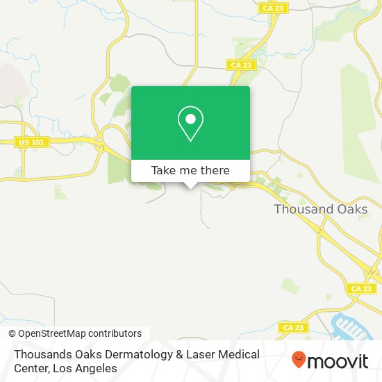 Thousands Oaks Dermatology & Laser Medical Center map