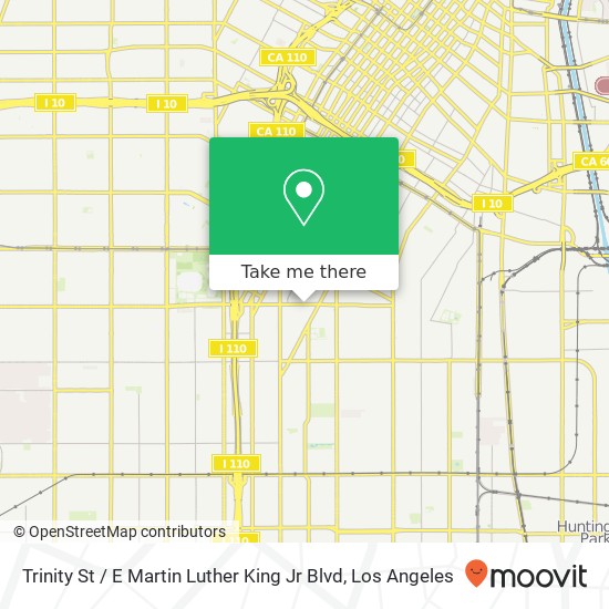 Trinity St / E Martin Luther King Jr Blvd map