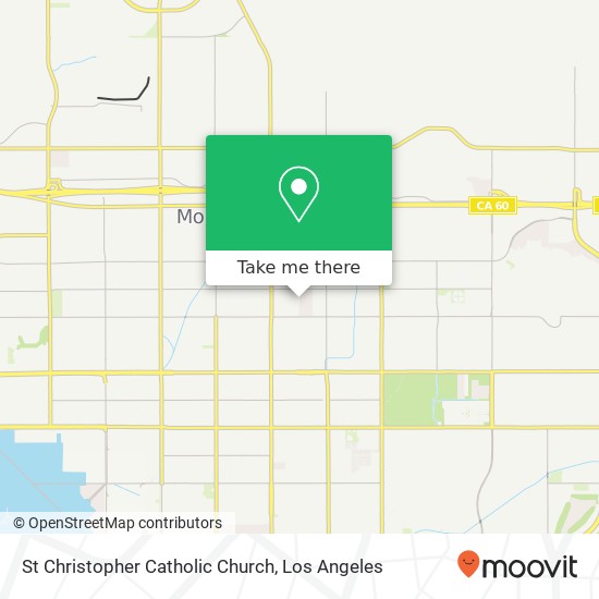 St Christopher Catholic Church map