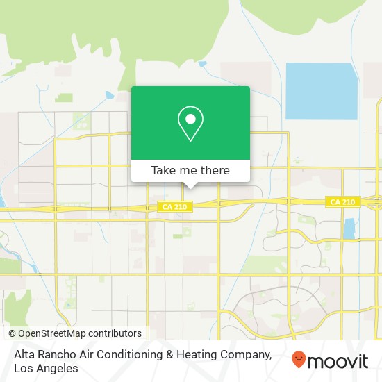 Alta Rancho Air Conditioning & Heating Company map