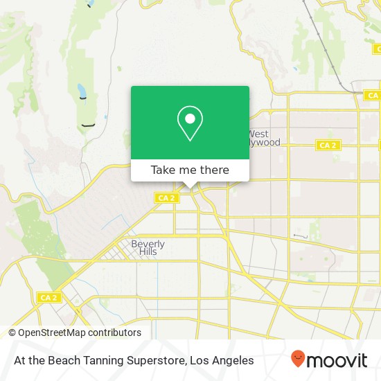 At the Beach Tanning Superstore map