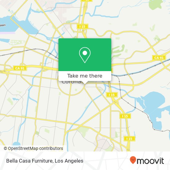 Bella Casa Furniture map