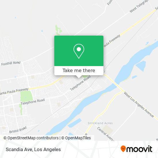 Scandia Ave map