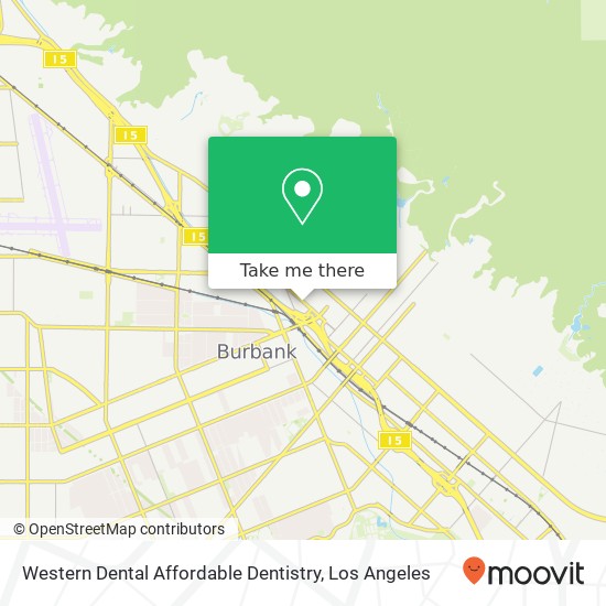 Mapa de Western Dental Affordable Dentistry