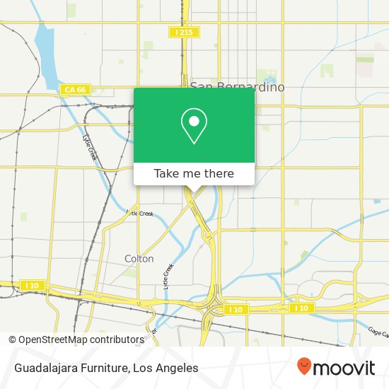 Guadalajara Furniture map