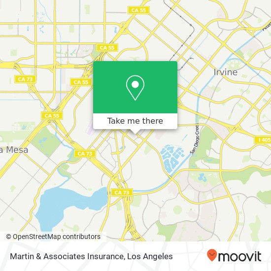 Mapa de Martin & Associates Insurance