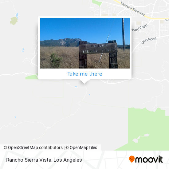 Rancho Sierra Vista map