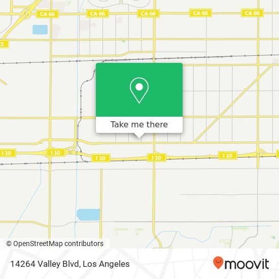 14264 Valley Blvd map