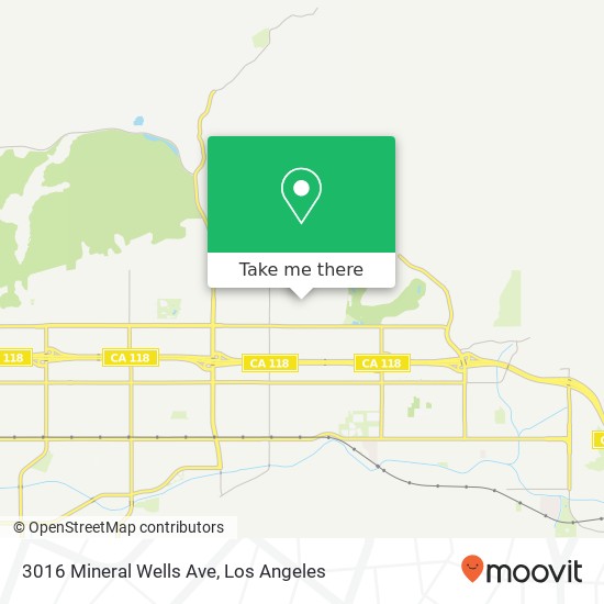 Mapa de 3016 Mineral Wells Ave