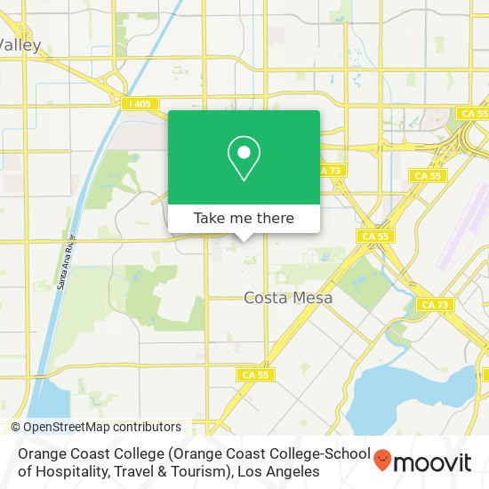 Orange Coast College (Orange Coast College-School of Hospitality, Travel & Tourism) map