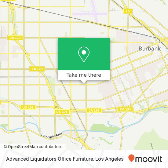 Mapa de Advanced Liquidators Office Furniture