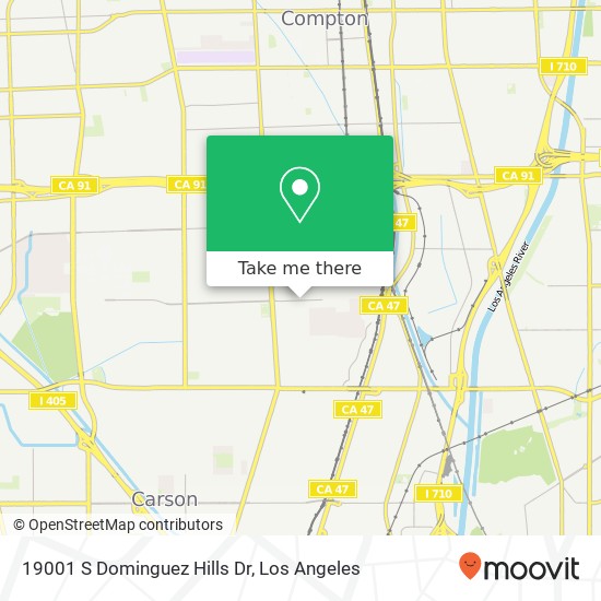 19001 S Dominguez Hills Dr map