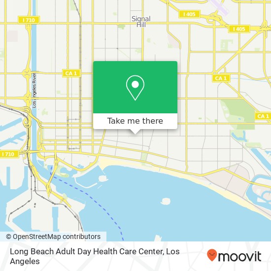 Long Beach Adult Day Health Care Center map