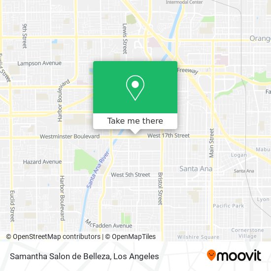 Samantha Salon de Belleza map