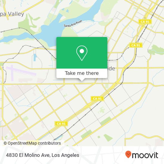 4830 El Molino Ave map