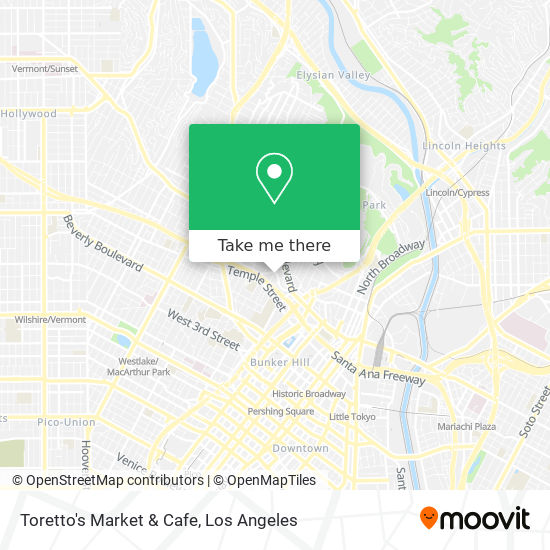 Mapa de Toretto's Market & Cafe