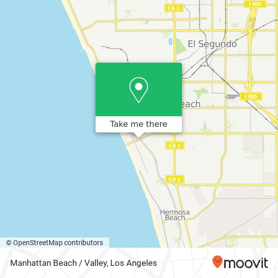 Mapa de Manhattan Beach / Valley