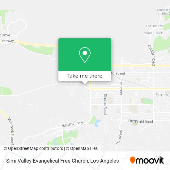 Mapa de Simi Valley Evangelical Free Church
