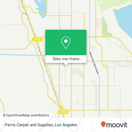 Perris Carpet and Supplies map