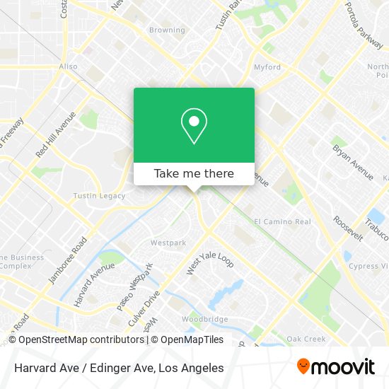 Mapa de Harvard Ave / Edinger Ave