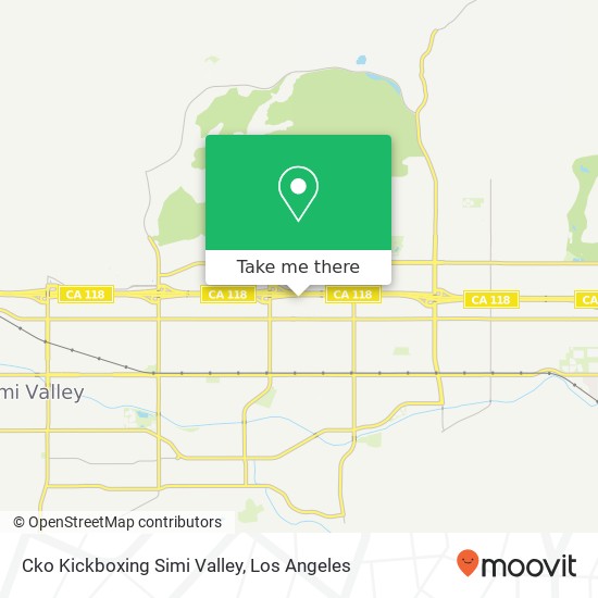 Mapa de Cko Kickboxing Simi Valley