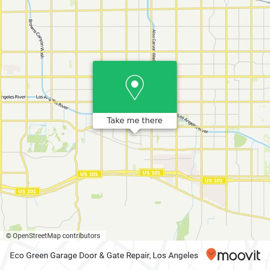 Mapa de Eco Green Garage Door & Gate Repair