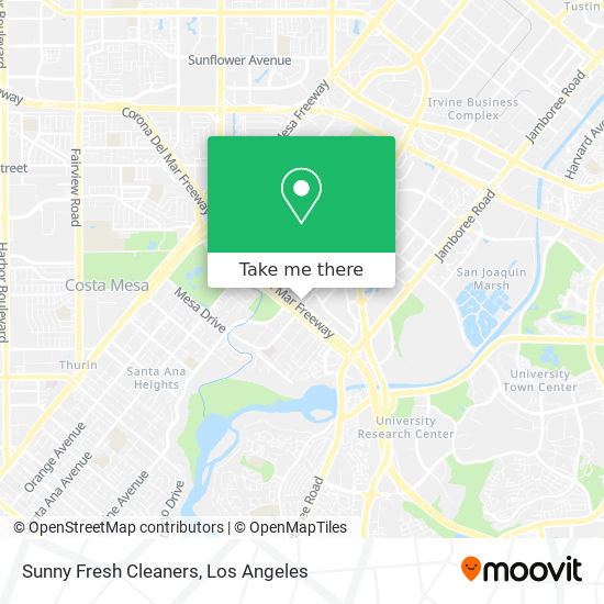 Sunny Fresh Cleaners map