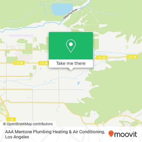 Mapa de AAA Mentone Plumbing Heating & Air Conditioning