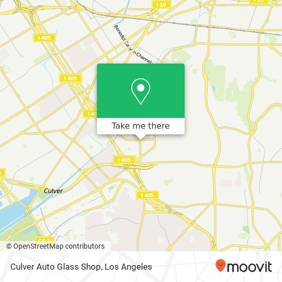 Mapa de Culver Auto Glass Shop