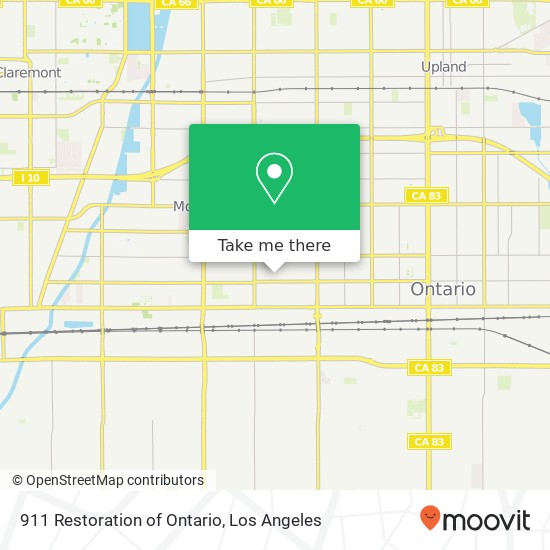 Mapa de 911 Restoration of Ontario