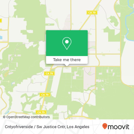 Mapa de Cntyofriverside / Sw Justice Cntr