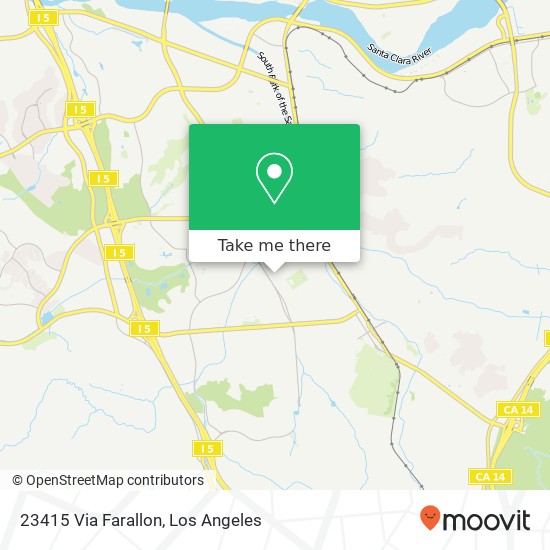 23415 Via Farallon map