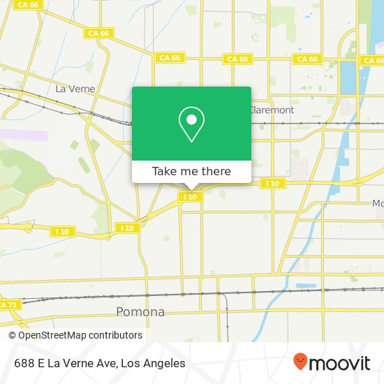 688 E La Verne Ave map