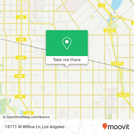 18771 W Willow Ln map