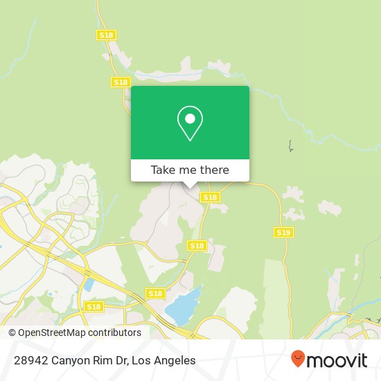 28942 Canyon Rim Dr map
