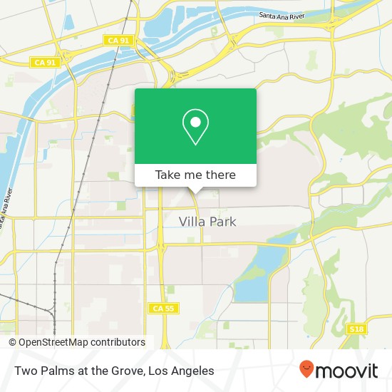 Two Palms at the Grove map