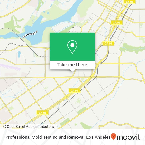 Mapa de Professional Mold Testing and Removal