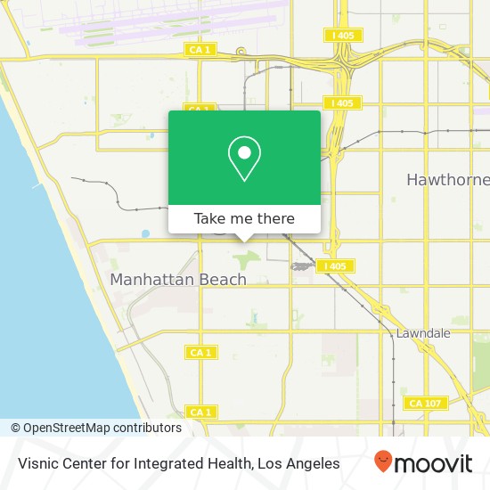 Visnic Center for Integrated Health map