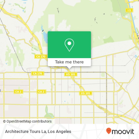 Mapa de Architecture Tours La