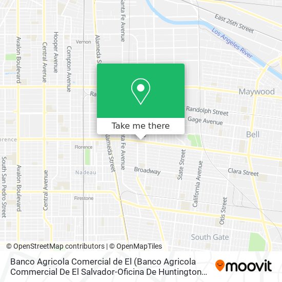 Mapa de Banco Agricola Comercial de El