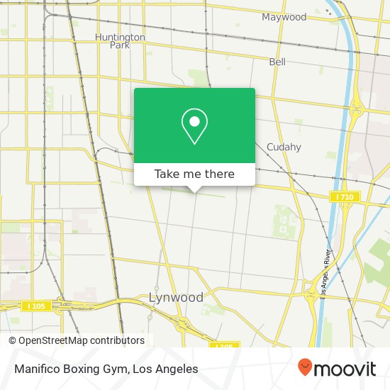 Manifico Boxing Gym map